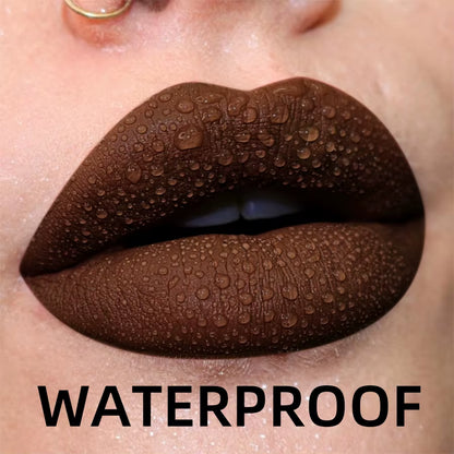 Matte Velvet Lip Gloss – 19 Shades | Waterproof & Long-Lasting