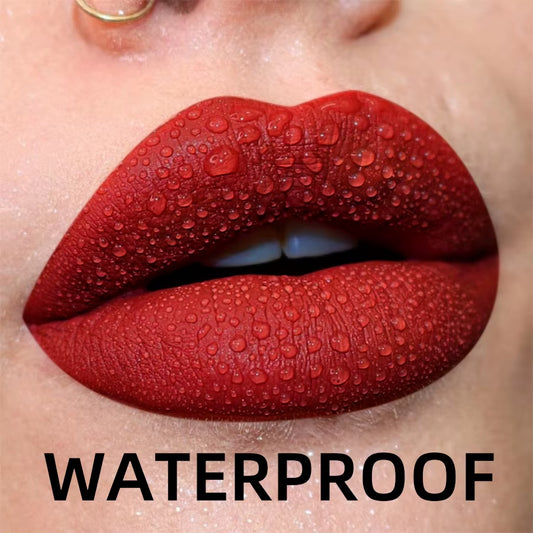 Matte Velvet Lip Gloss – 19 Shades | Waterproof & Long-Lasting