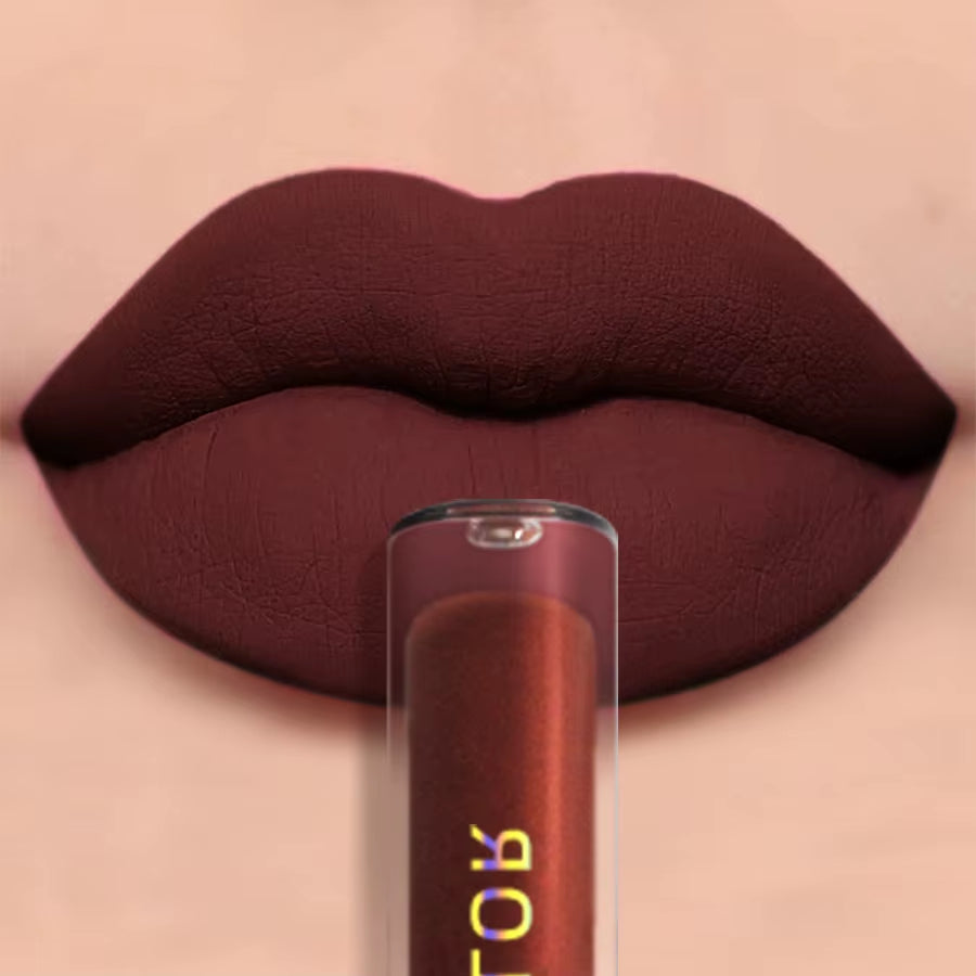 Matte Velvet Lip Gloss – 19 Shades | Waterproof & Long-Lasting