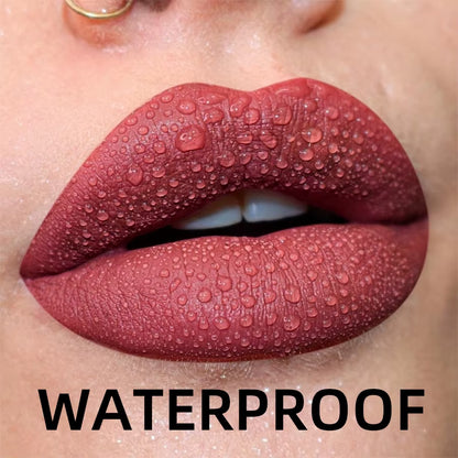 Matte Velvet Lip Gloss – 19 Shades | Waterproof & Long-Lasting