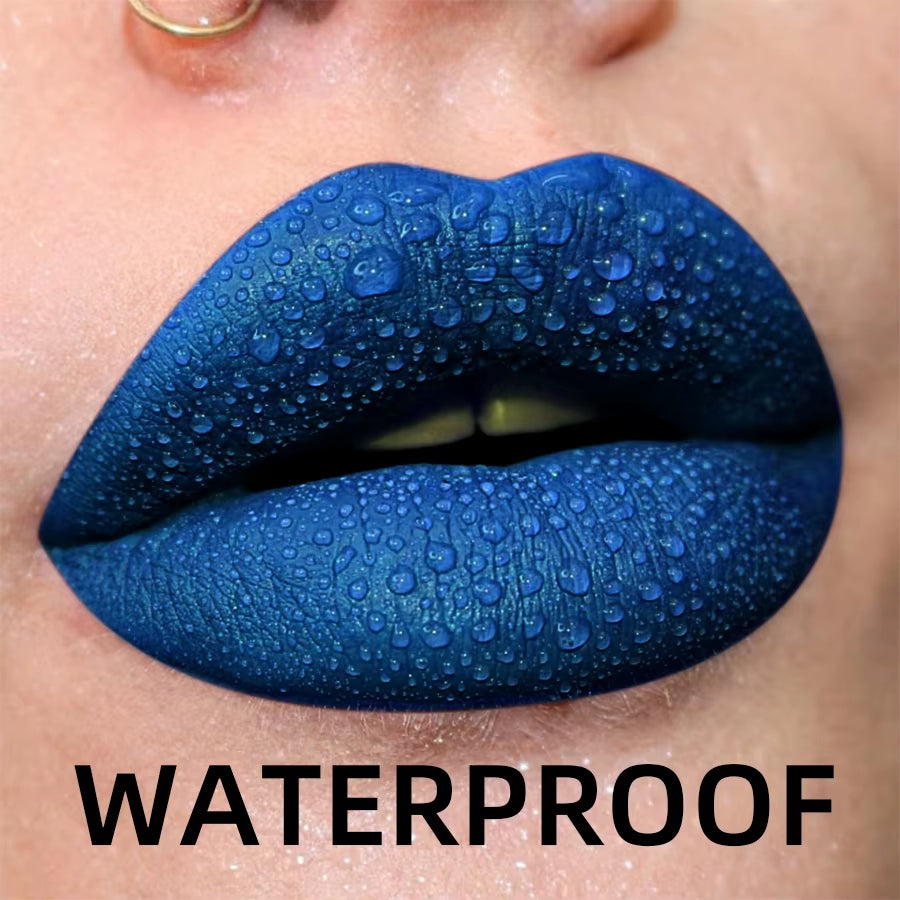Matte Velvet Lip Gloss – 19 Shades | Waterproof & Long-Lasting