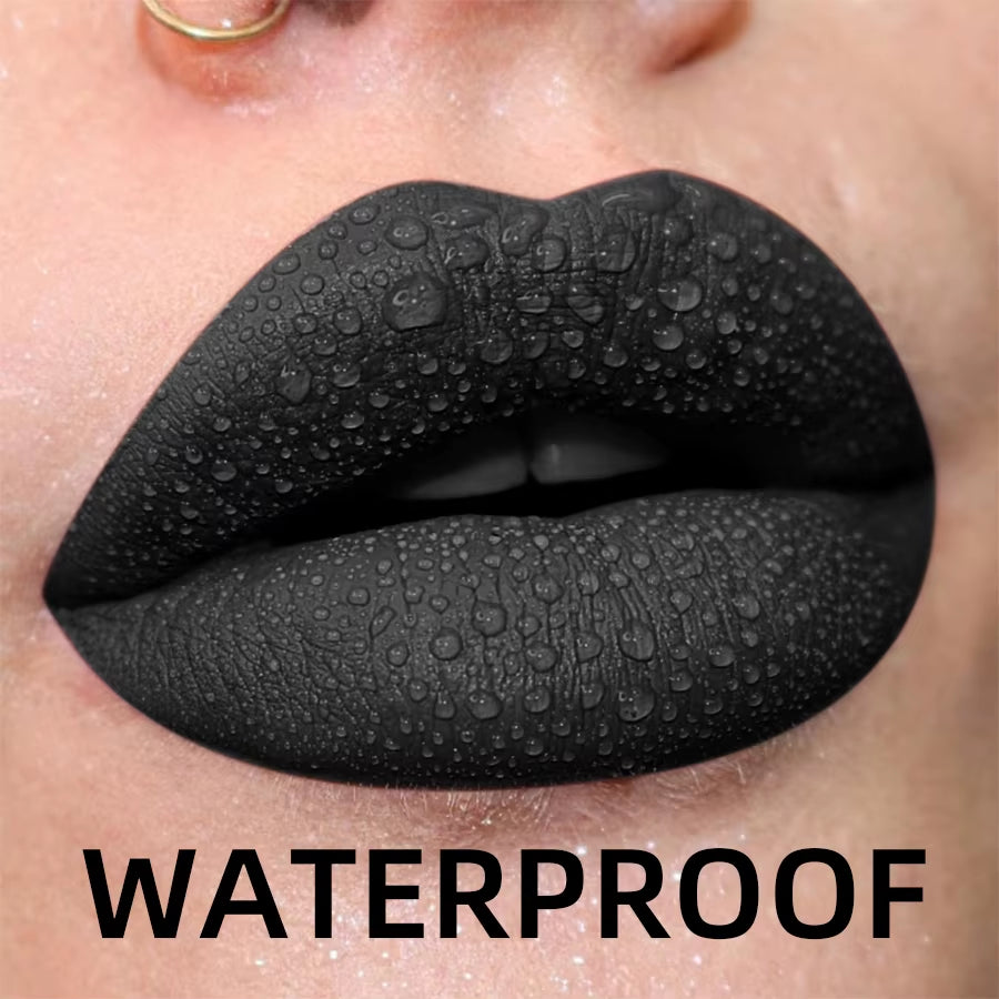 Matte Velvet Lip Gloss – 19 Shades | Waterproof & Long-Lasting